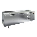 Холодильный стол с дверями и выдвижными ящиками Hicold GN 1113/TN