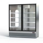 Холодильный шкаф со стеклянными распашными дверьми Премьер ШУ-1,6 С (В, -6…+6) нерж Premier