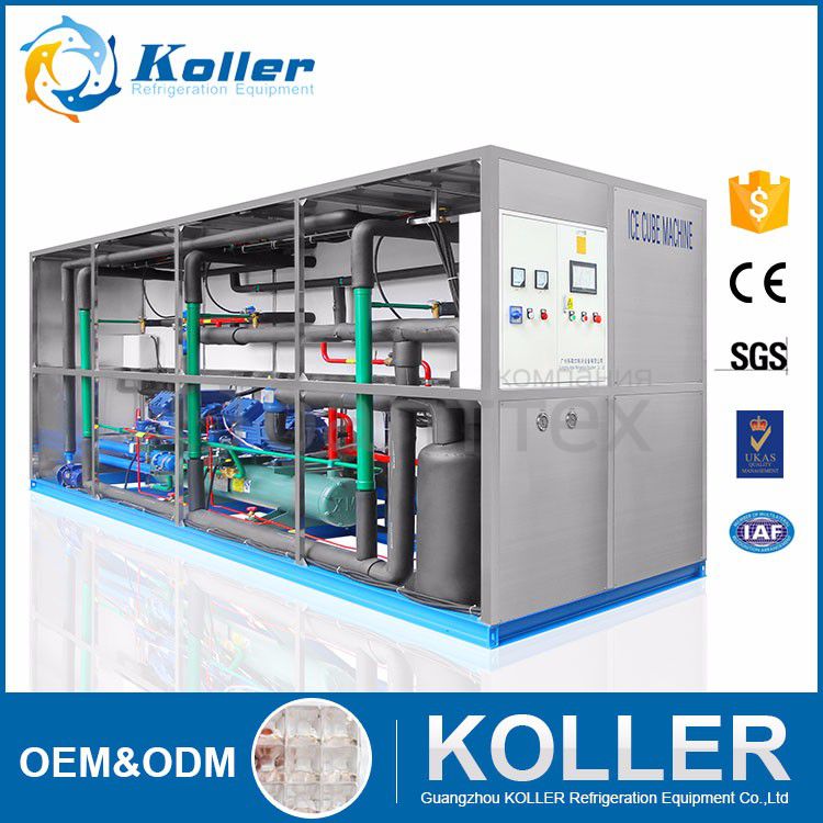 Промышленный льдогенератор кубикового льда KOLLER CV8000 