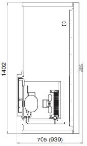 Шкаф комбинированный Polair Standart CC214-S   (ШХК-1,4(0,7-0,7))