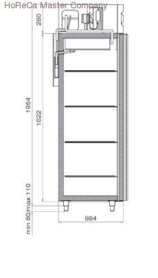 Морозильный шкаф Polair Standart CB114-S (ШН-1,4), глухие двери